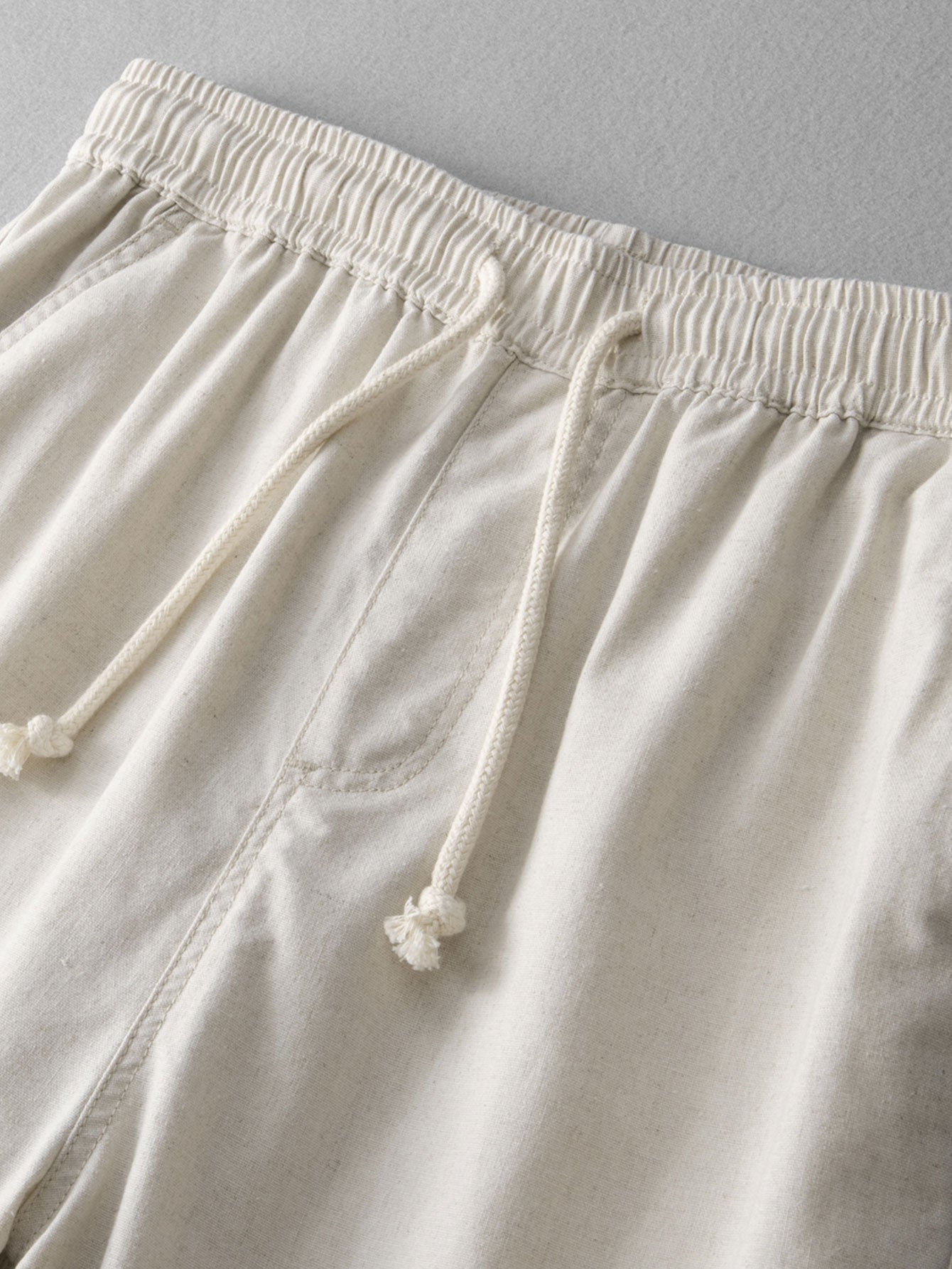SOPHIA | Straight-leg pants with linen blend