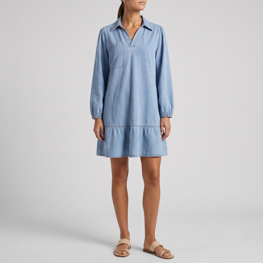 LAYLA | Dress with puff sleeves