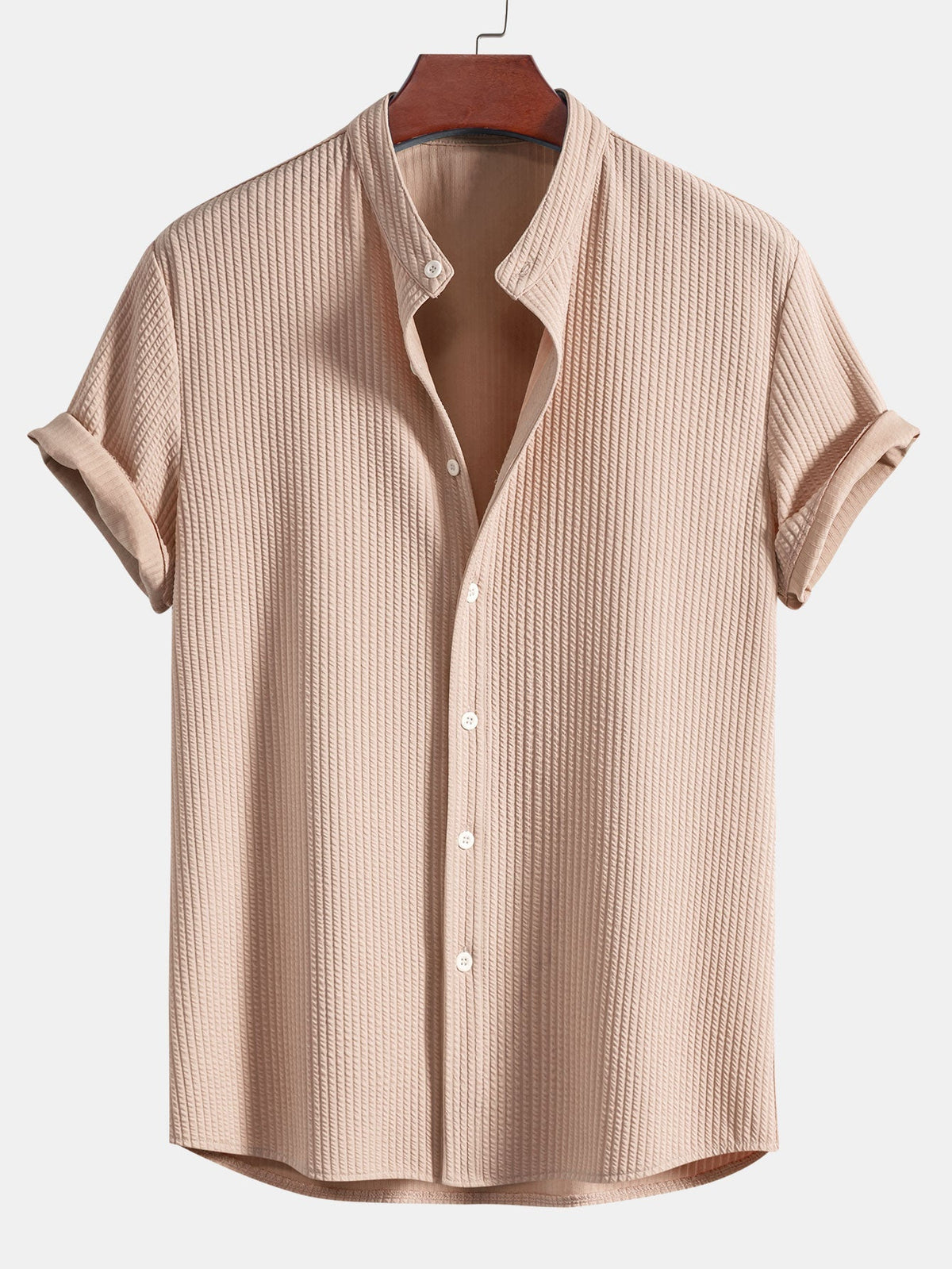 GRAYSON | Muscle fit shirt with stand collar