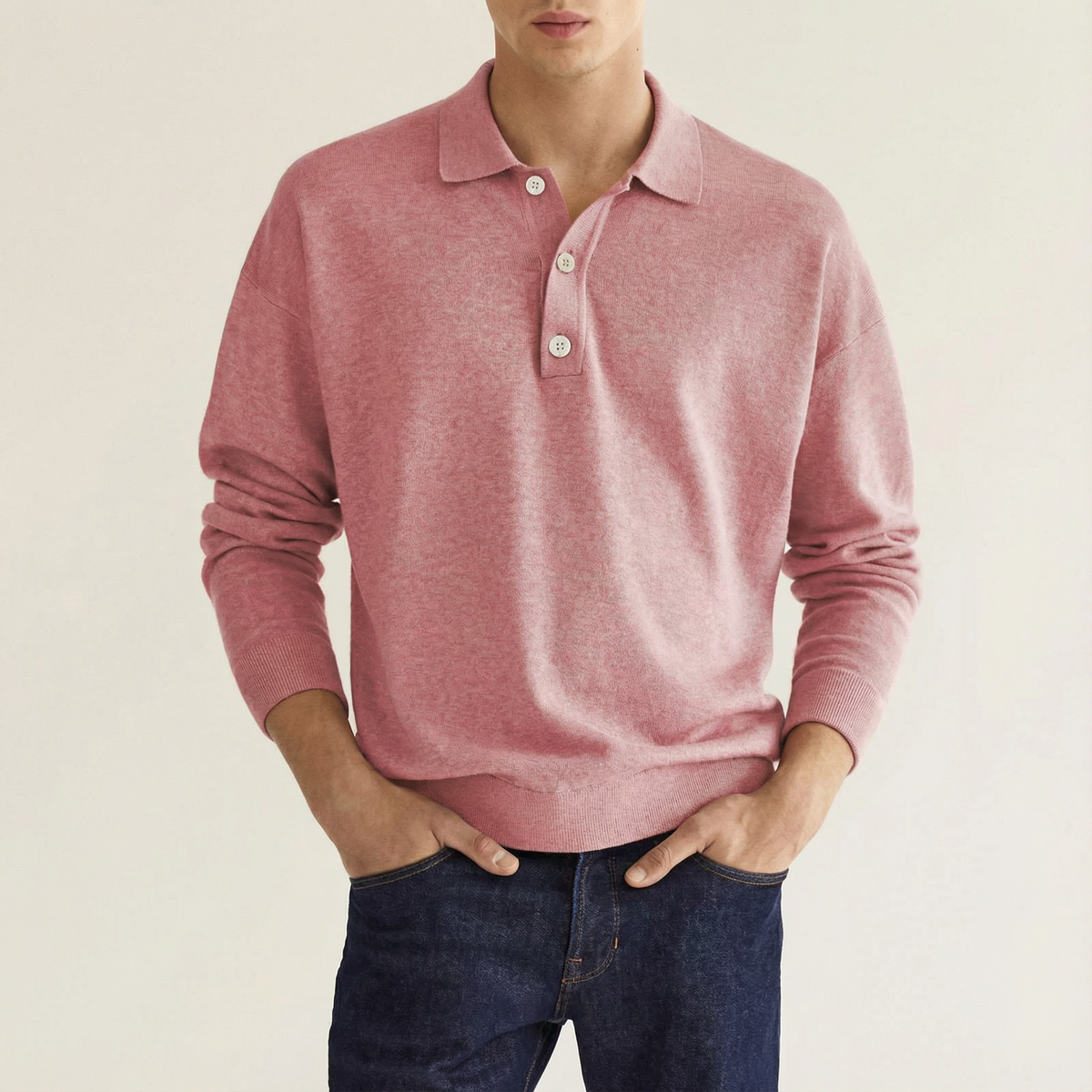 CORVIN | Polo shirt with lapel collar