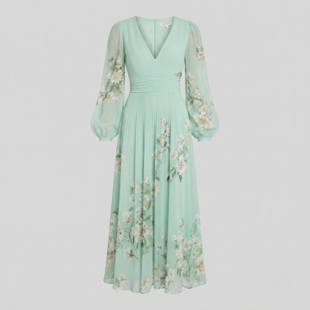 WILLOW | Midi dress with floral print