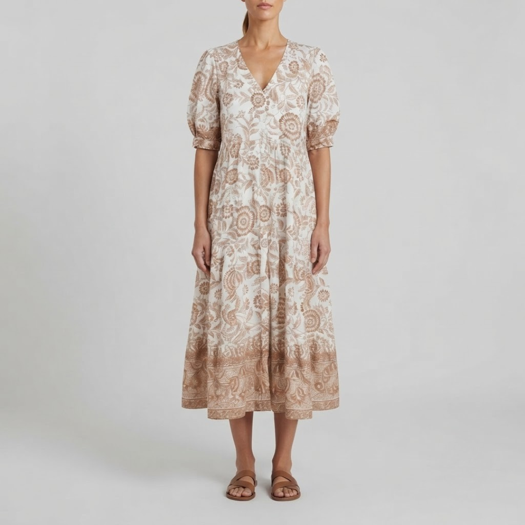 DANNA | Maxi dress with floral print