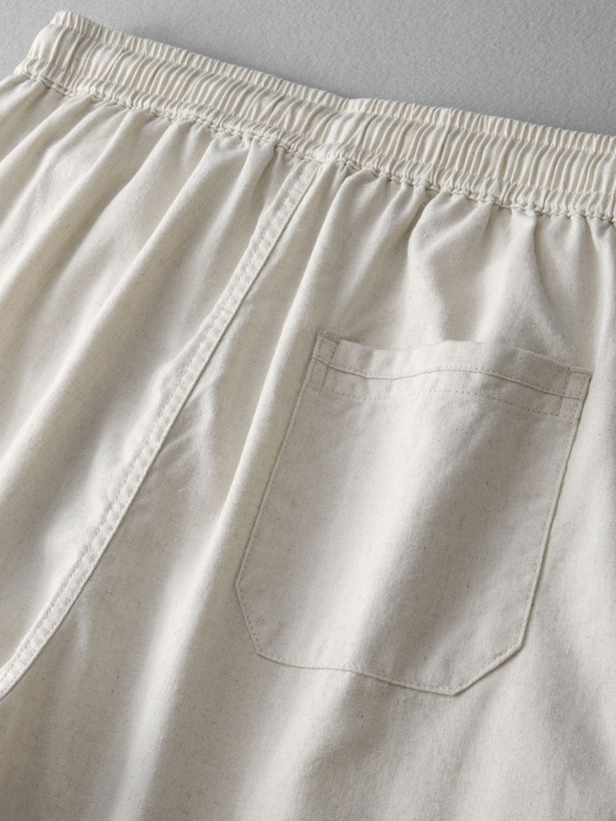 SOPHIA | Straight-leg pants with linen blend