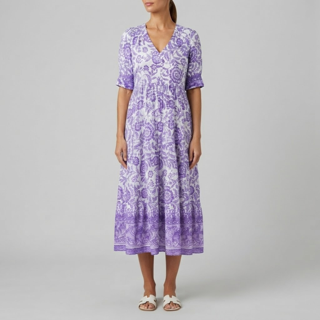 DANNA | Maxi dress with floral print