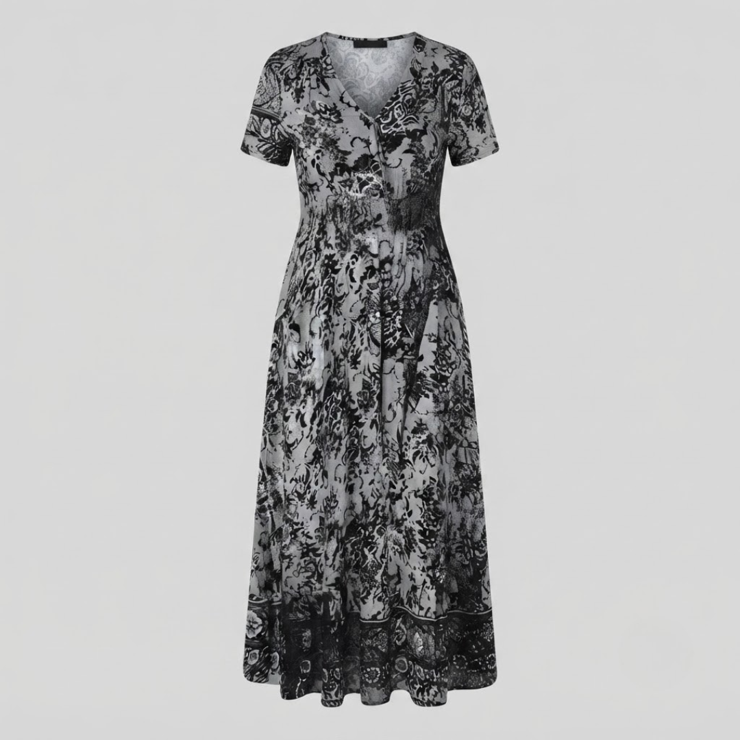 WIENA | Midi dress with floral print
