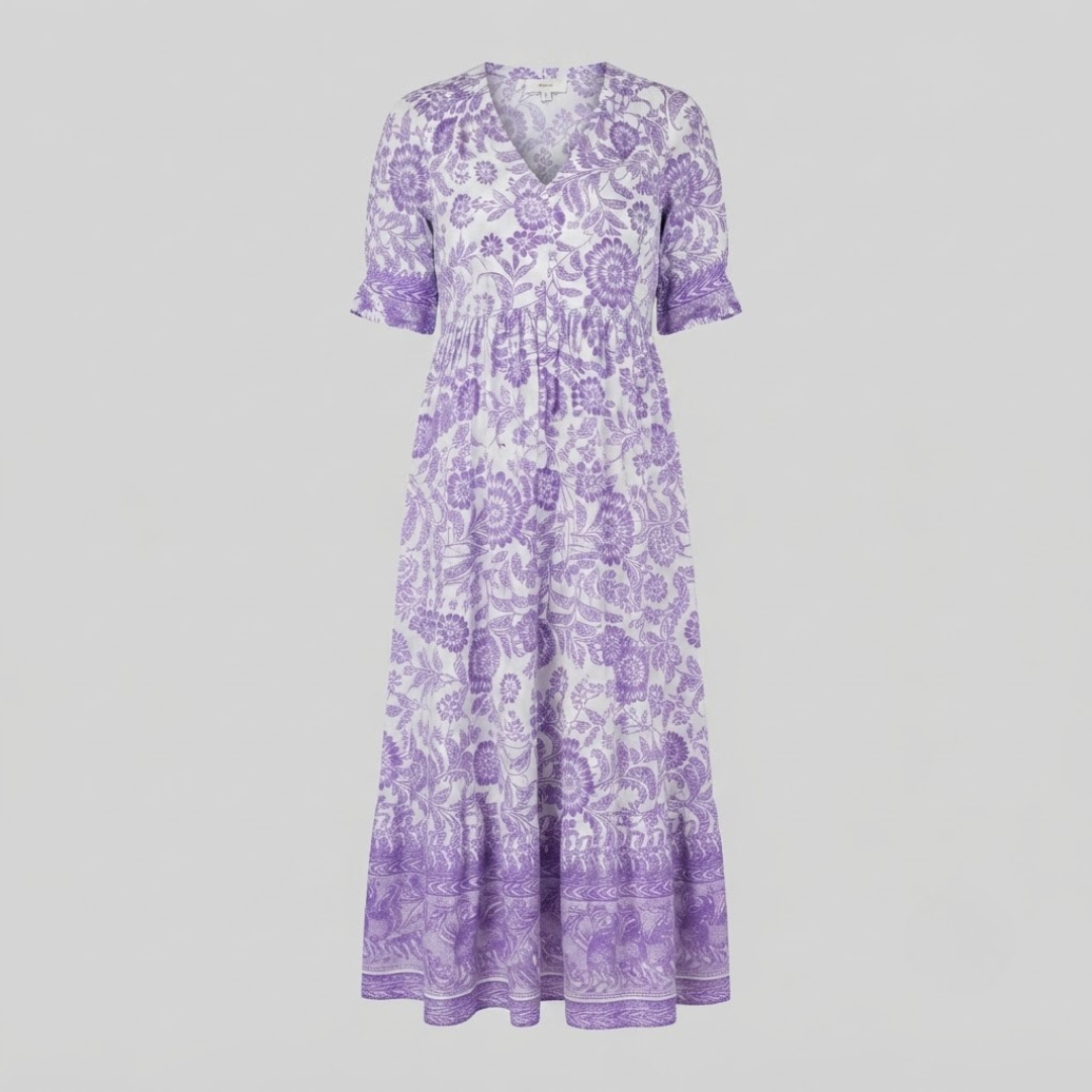 DANNA | Maxi dress with floral print
