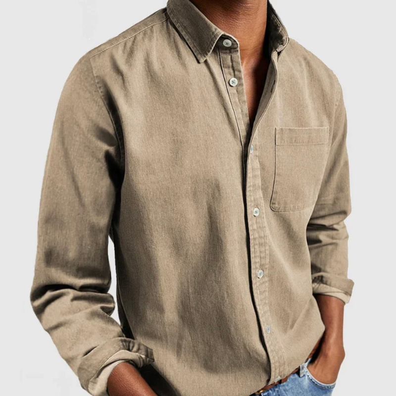 FLETCHER | Shirt with button-up front