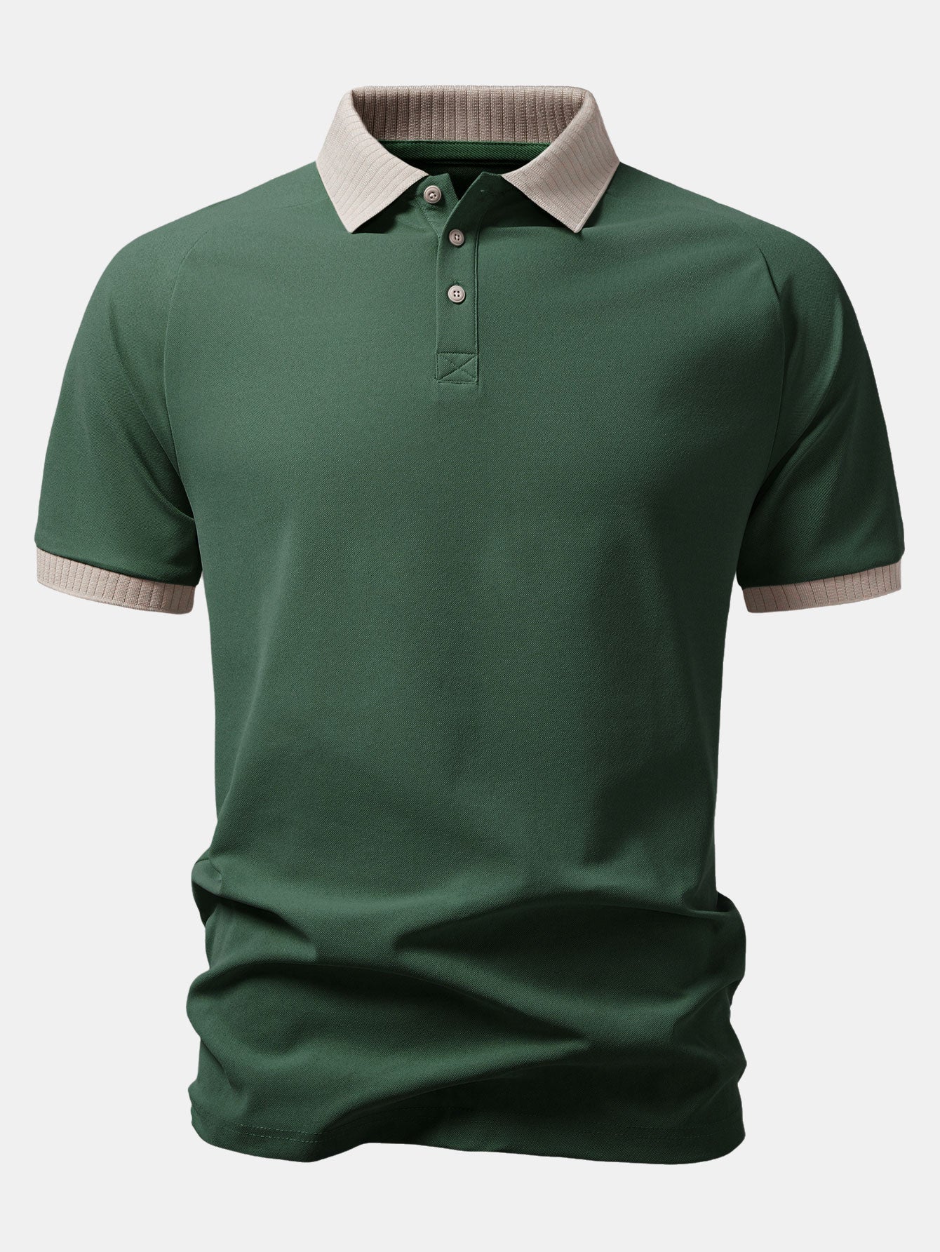 LEO | Polo with contrast collar