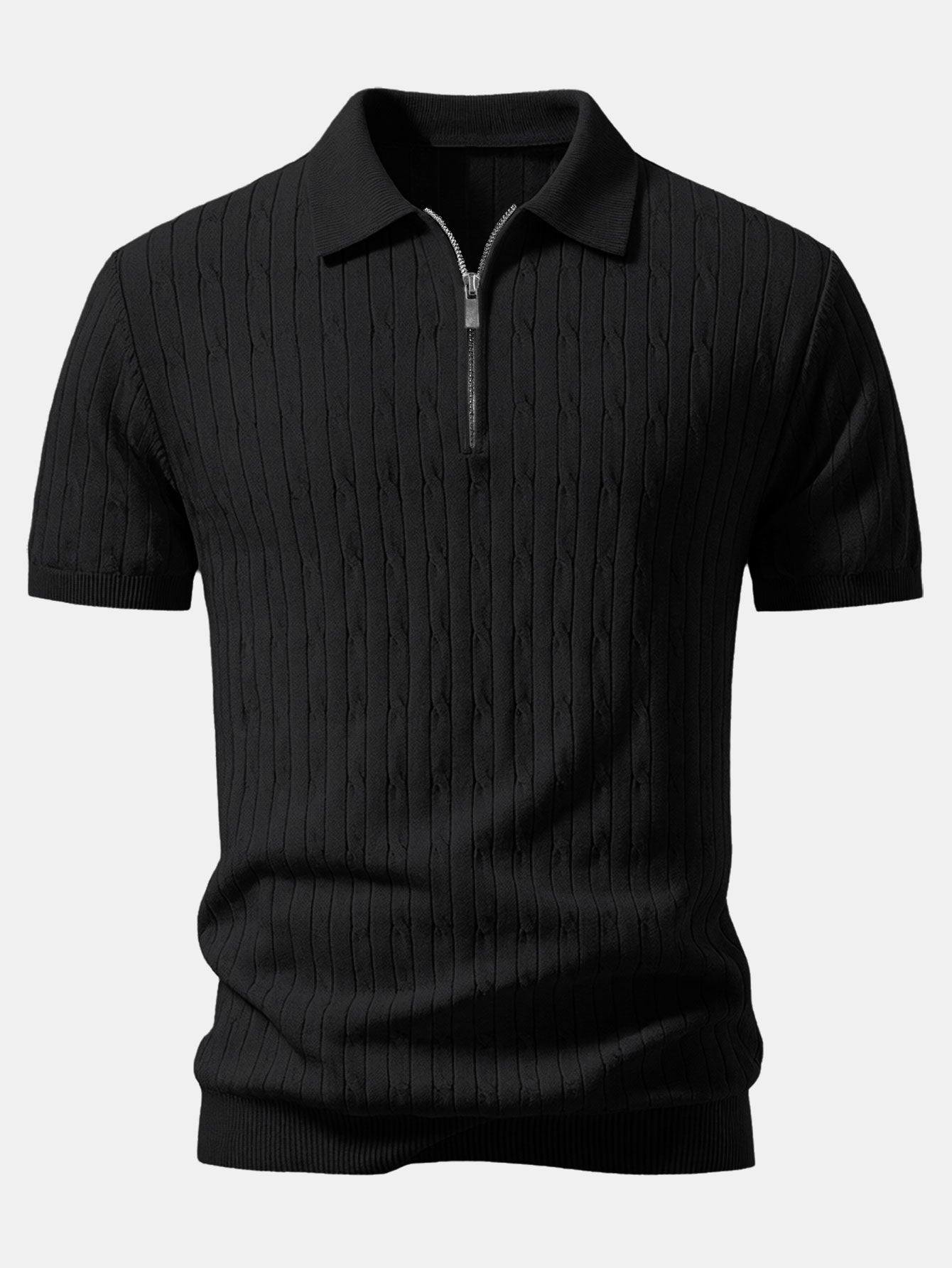 WYATT | Polo with zip collar