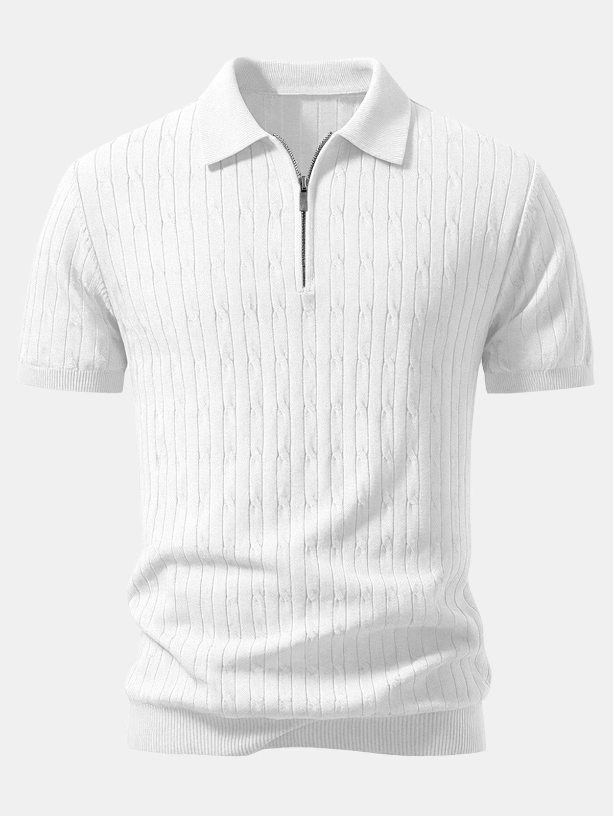 WYATT | Polo with zip collar
