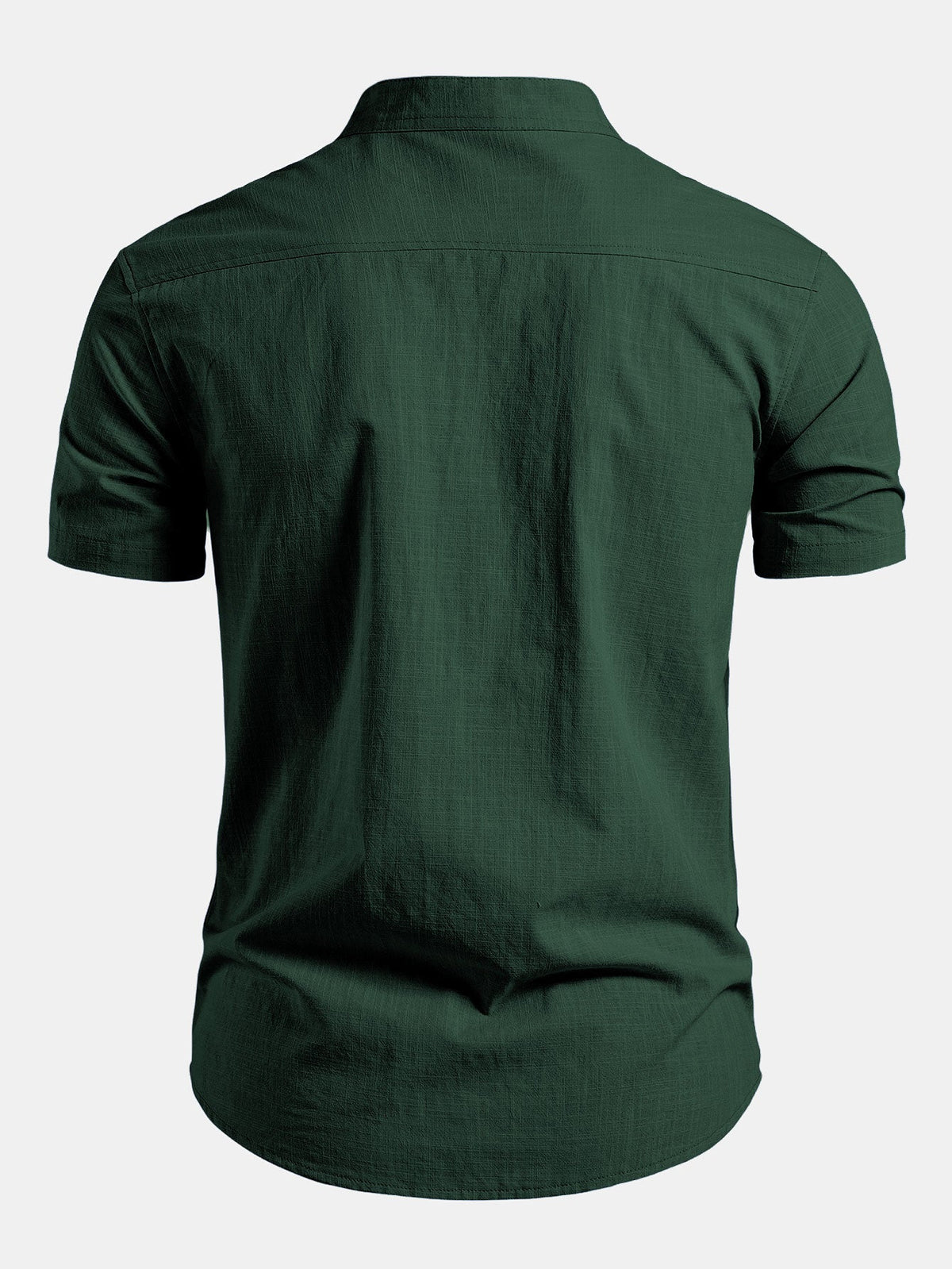 HENRY | Short sleeve shirt with stand collar
