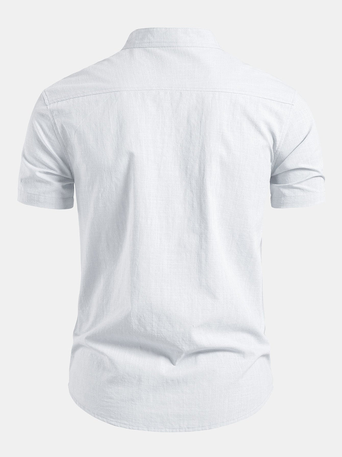 HENRY | Short sleeve shirt with stand collar