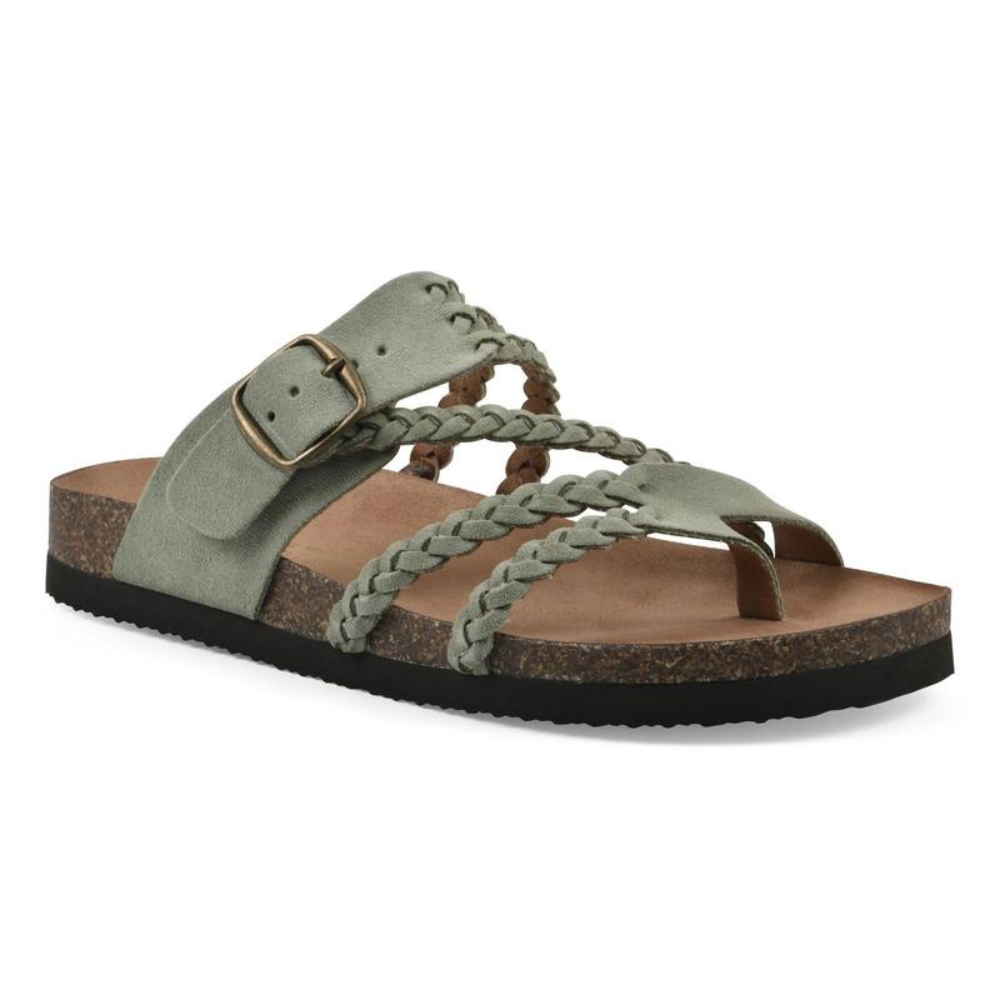 EVELYN | Braided sandals with cushioned footbed