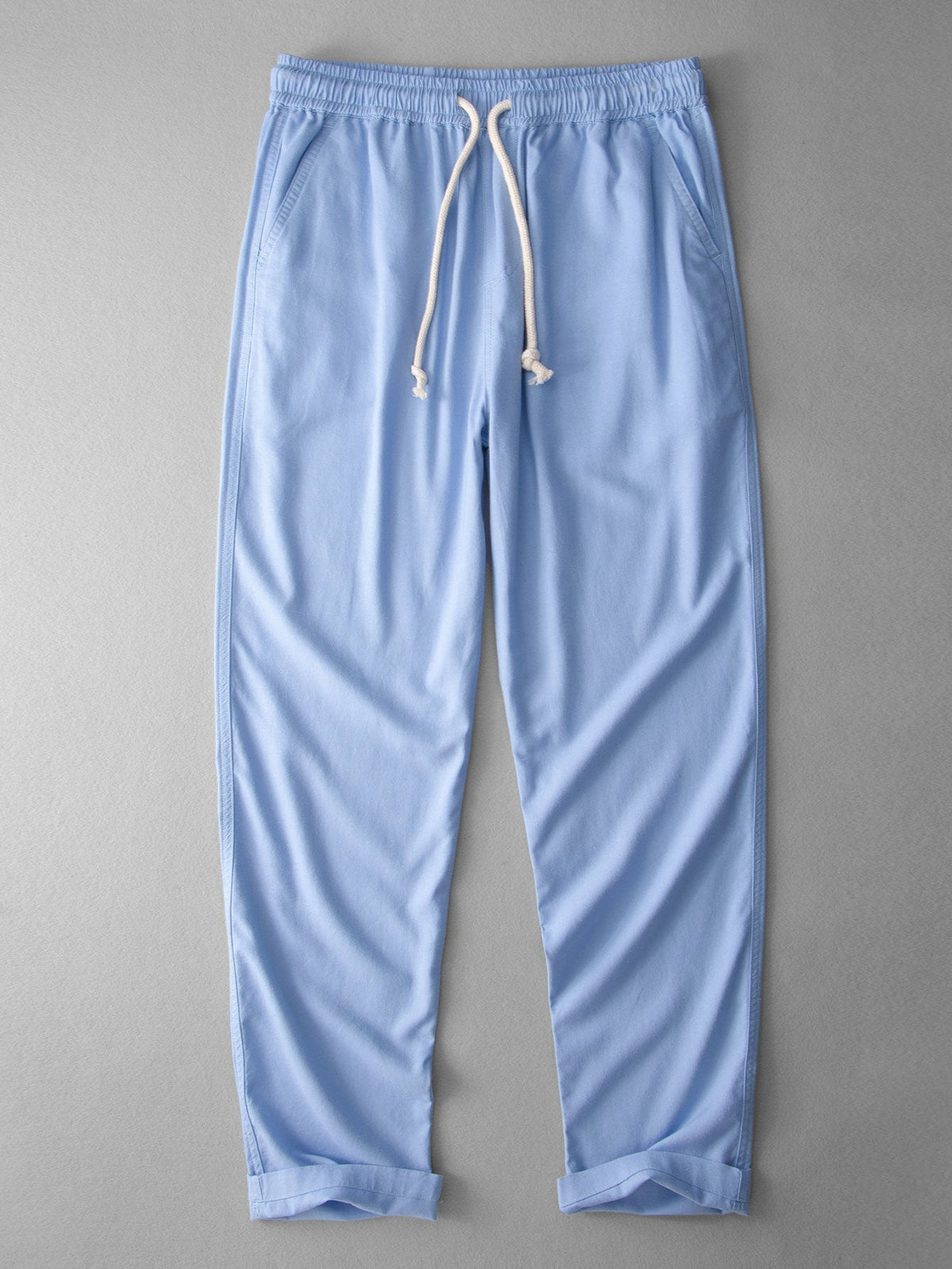 SOPHIA | Straight-leg pants with linen blend