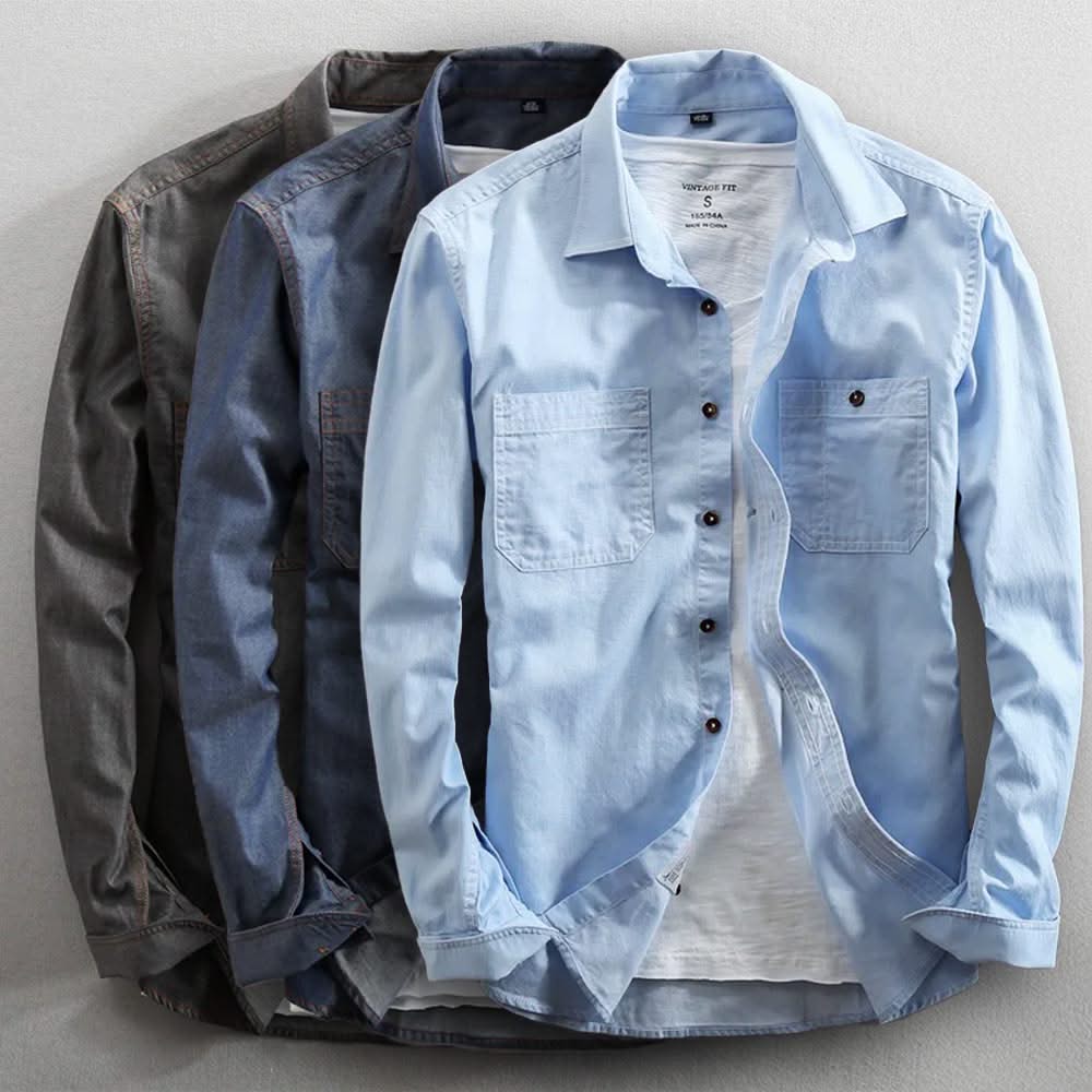 THEO | Classic shirt with chest pockets
