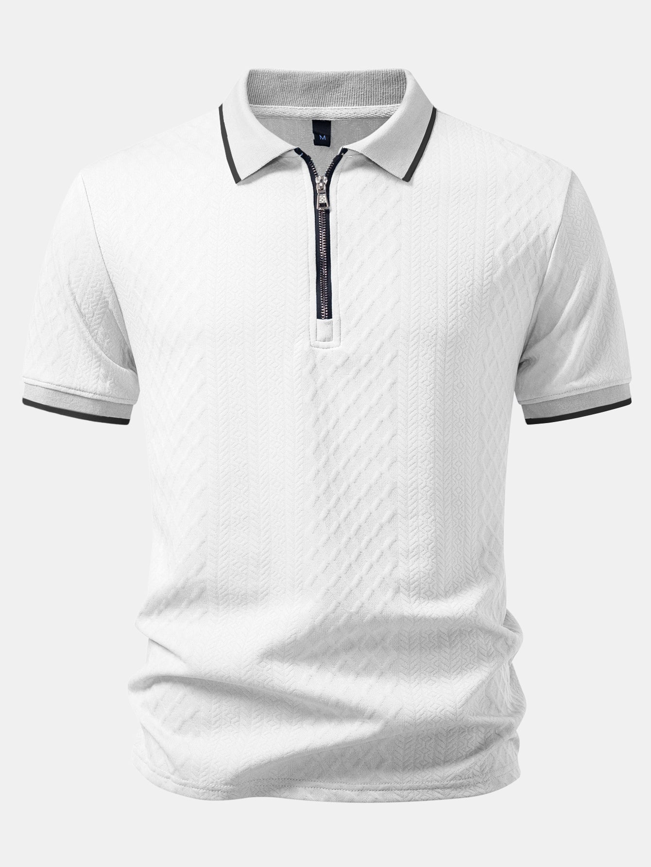 LUCAS | Polo with zip neckline