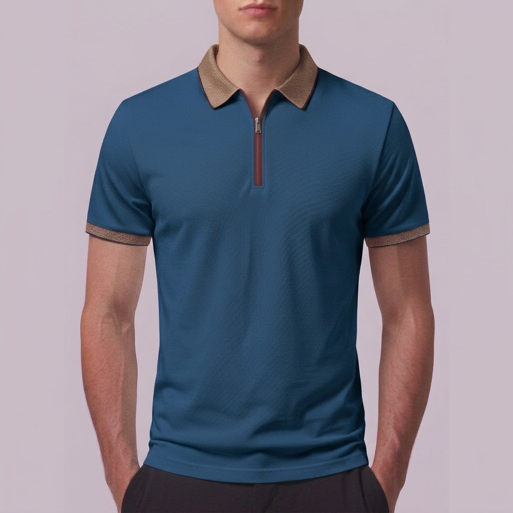 HARPER | Polo with contrast collar