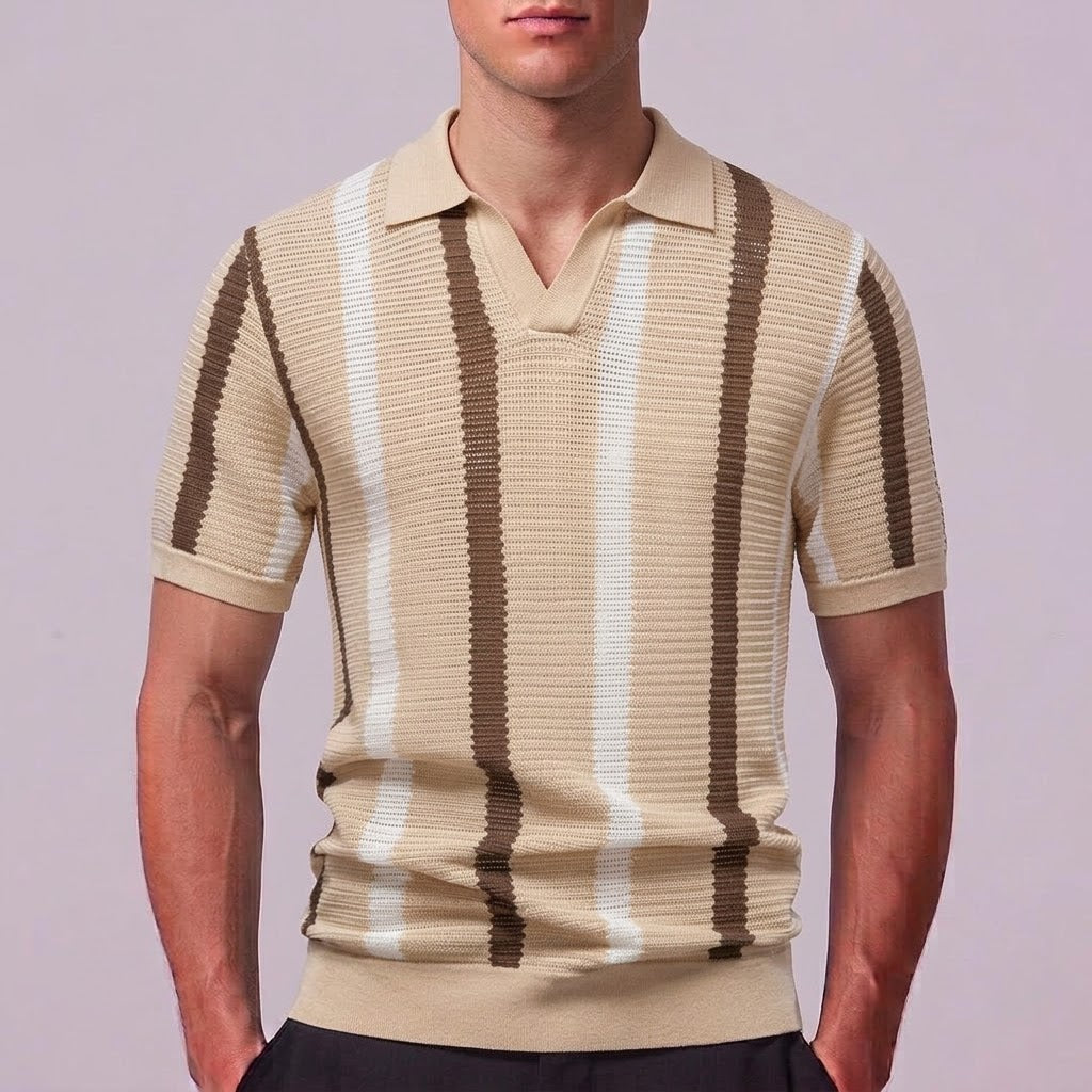 WILLIAM | Polo with contrast stripes