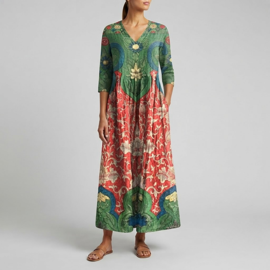 EMERY | Maxi dress with floral print