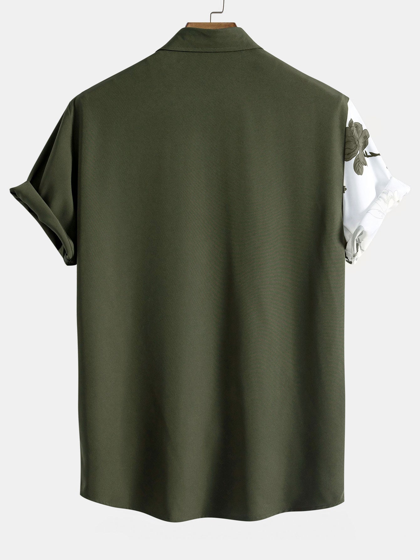 AMELIA | Button shirt with floral patchwork print