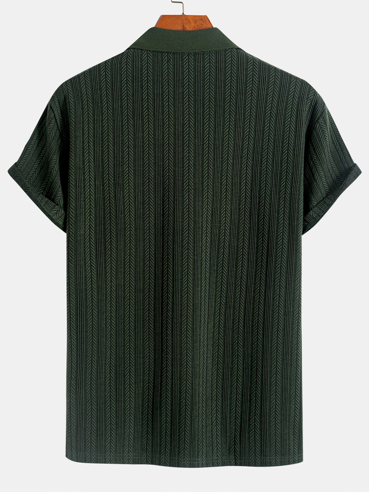 OLIVER | Polo with herringbone texture