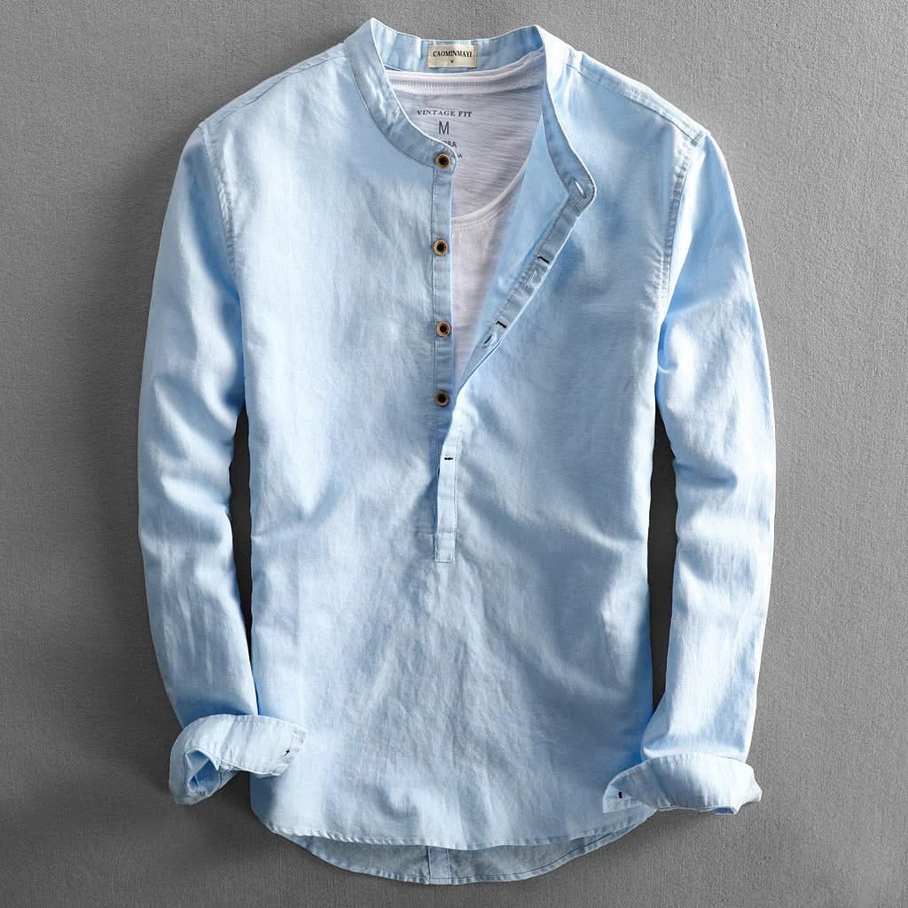 CORDEN | Shirt with mandarin collar