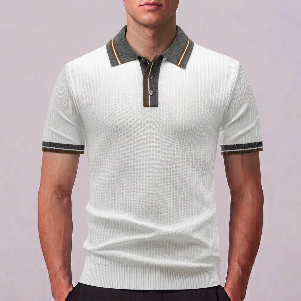 JAMES | Polo with contrast piping