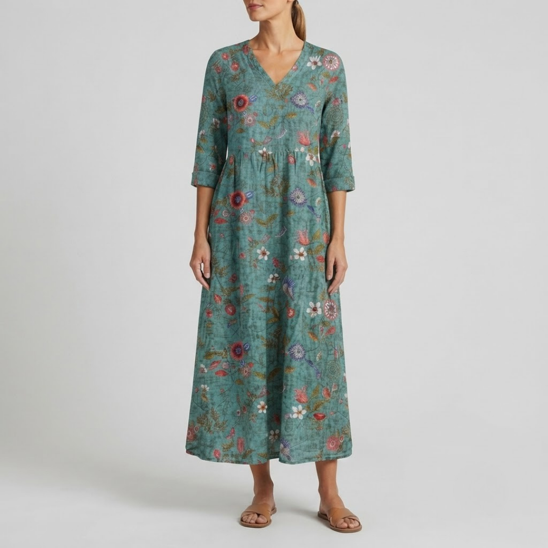 EMERY | Maxi dress with floral print