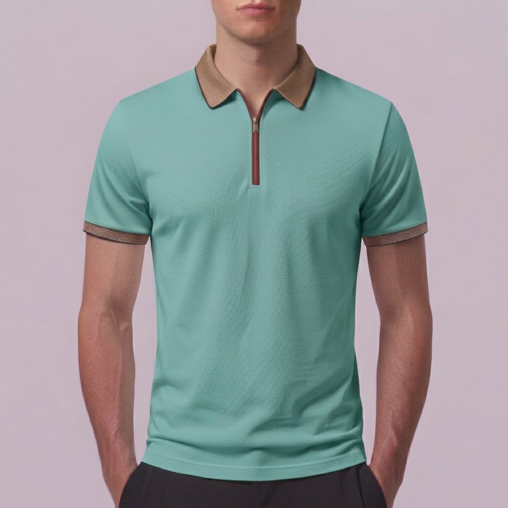 HARPER | Polo with contrast collar
