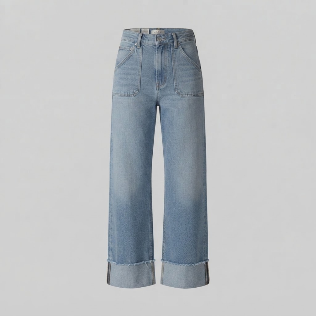 EVELYN | Wide-leg jeans with high waist