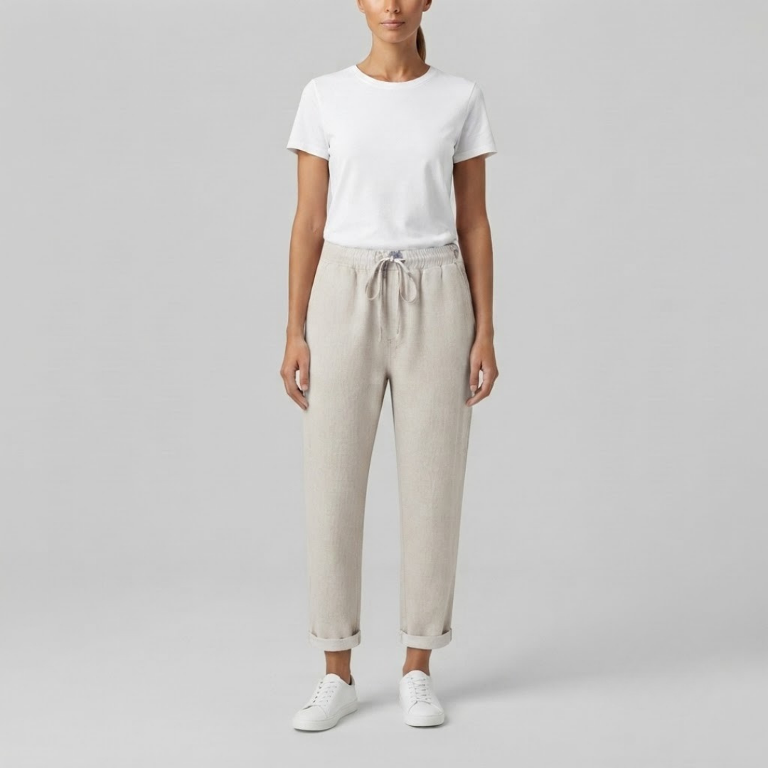 JANELLE | Relaxed pants with wide-leg cut