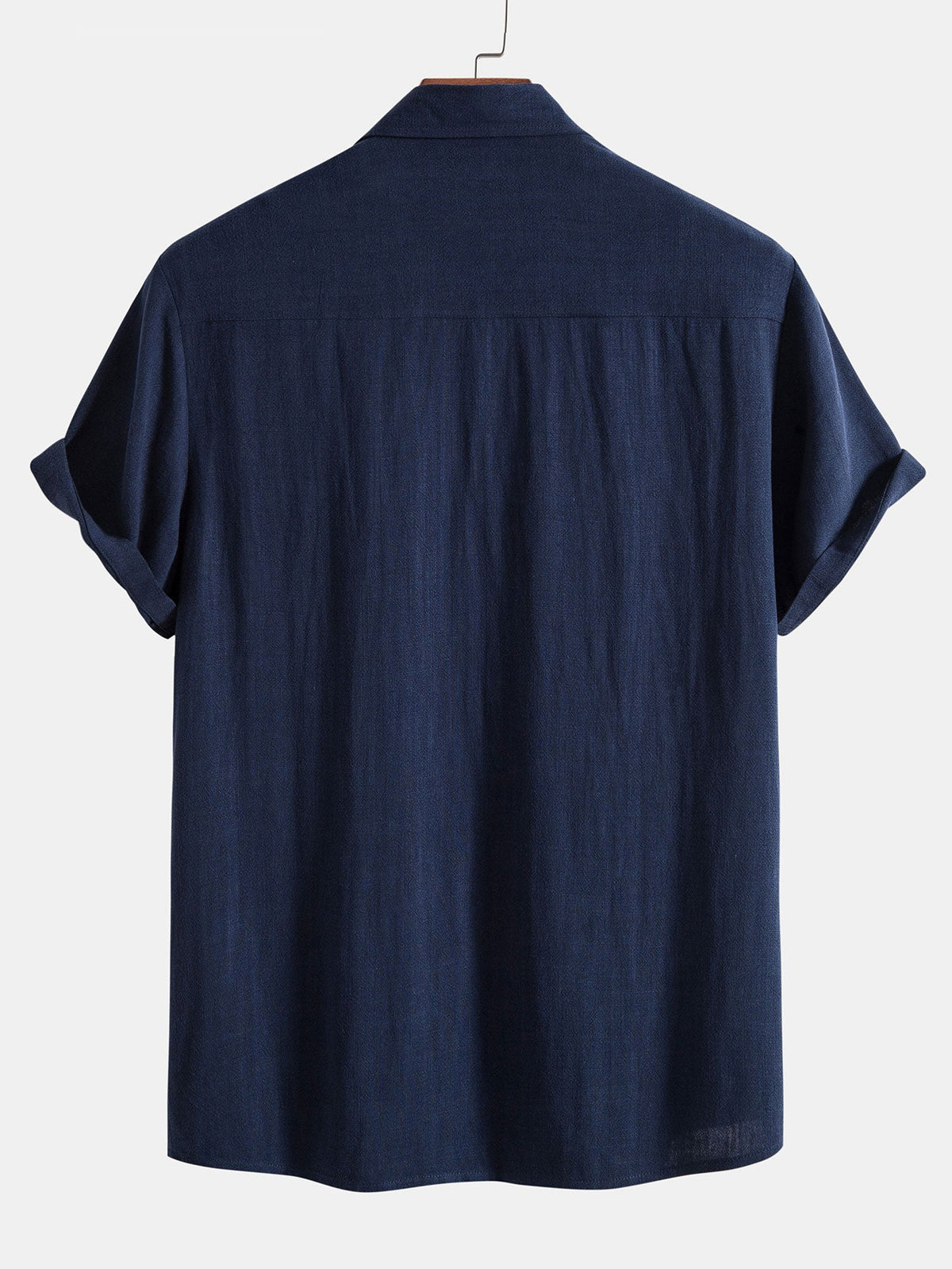 WYATT | Button shirt with linen-rayon blend