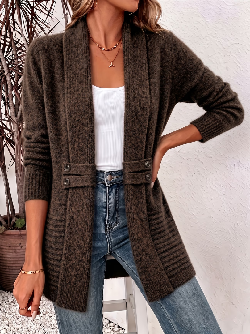 CHLOE | Knit vest with waist detail