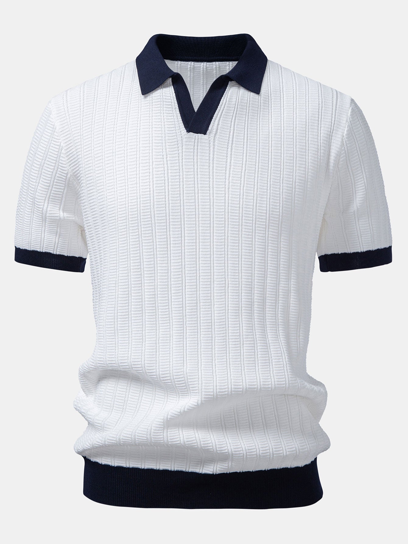 MORGAN | Polo shirt with Johnny collar