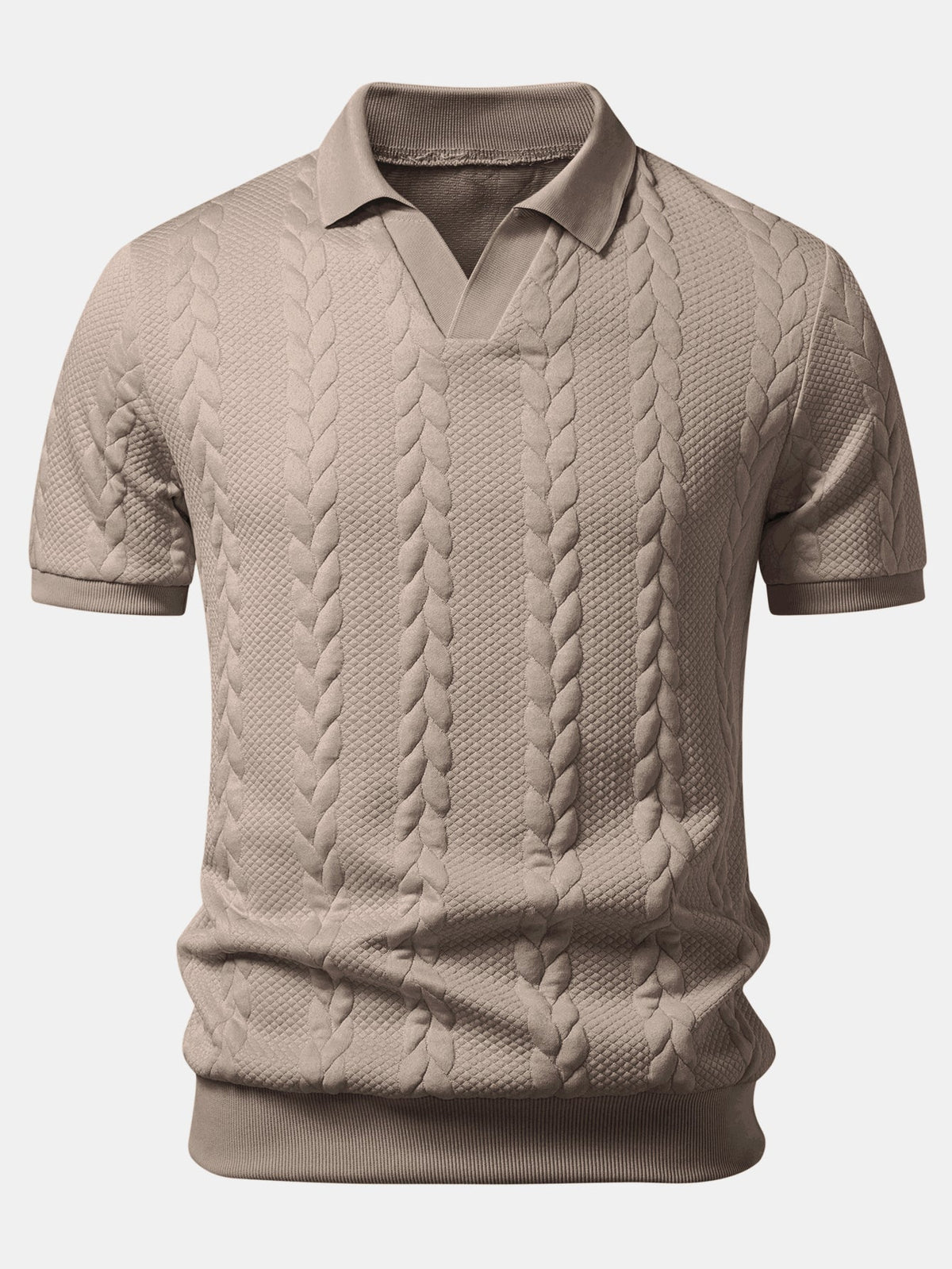 MADISON | Polo with V-neck