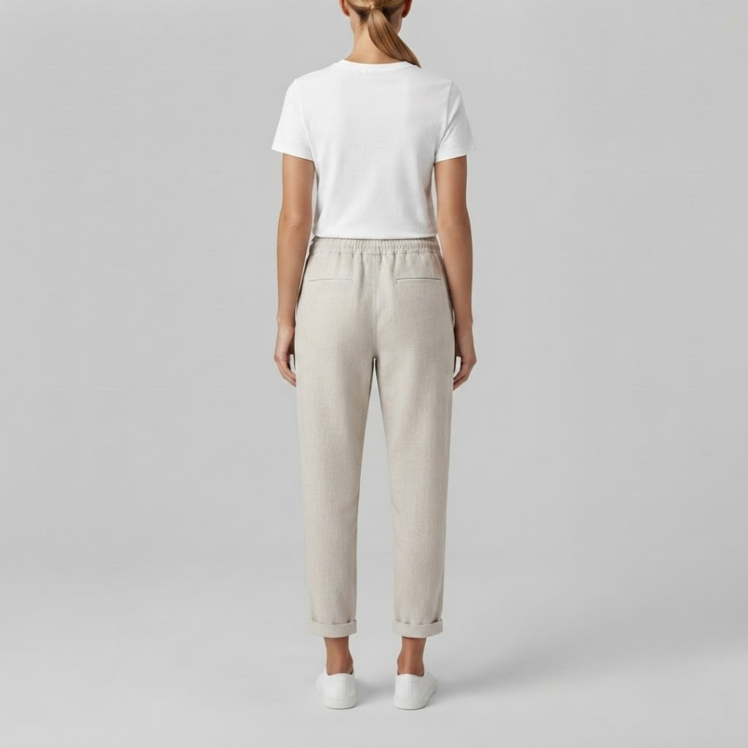 JANELLE | Relaxed pants with wide-leg cut