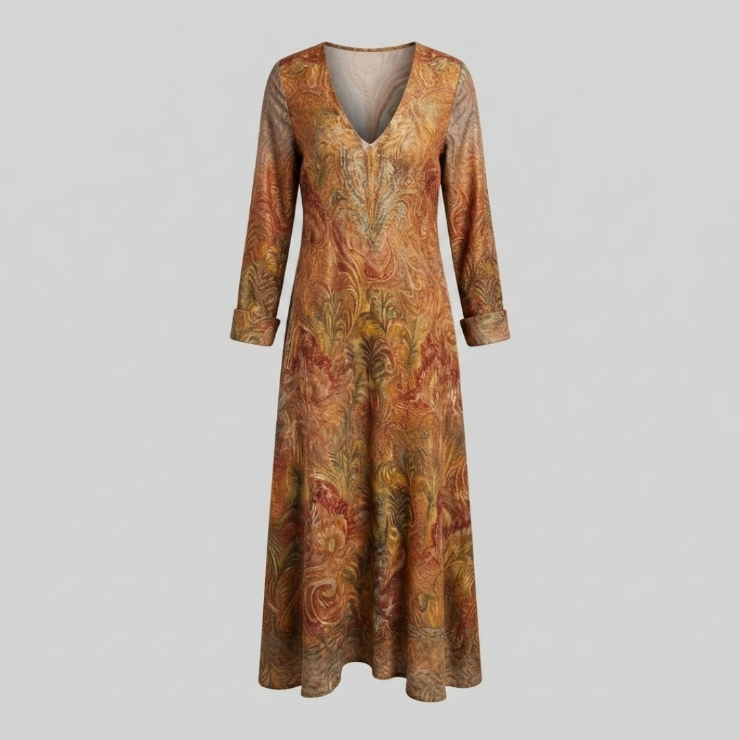 VALERIA | Maxi dress with floral print