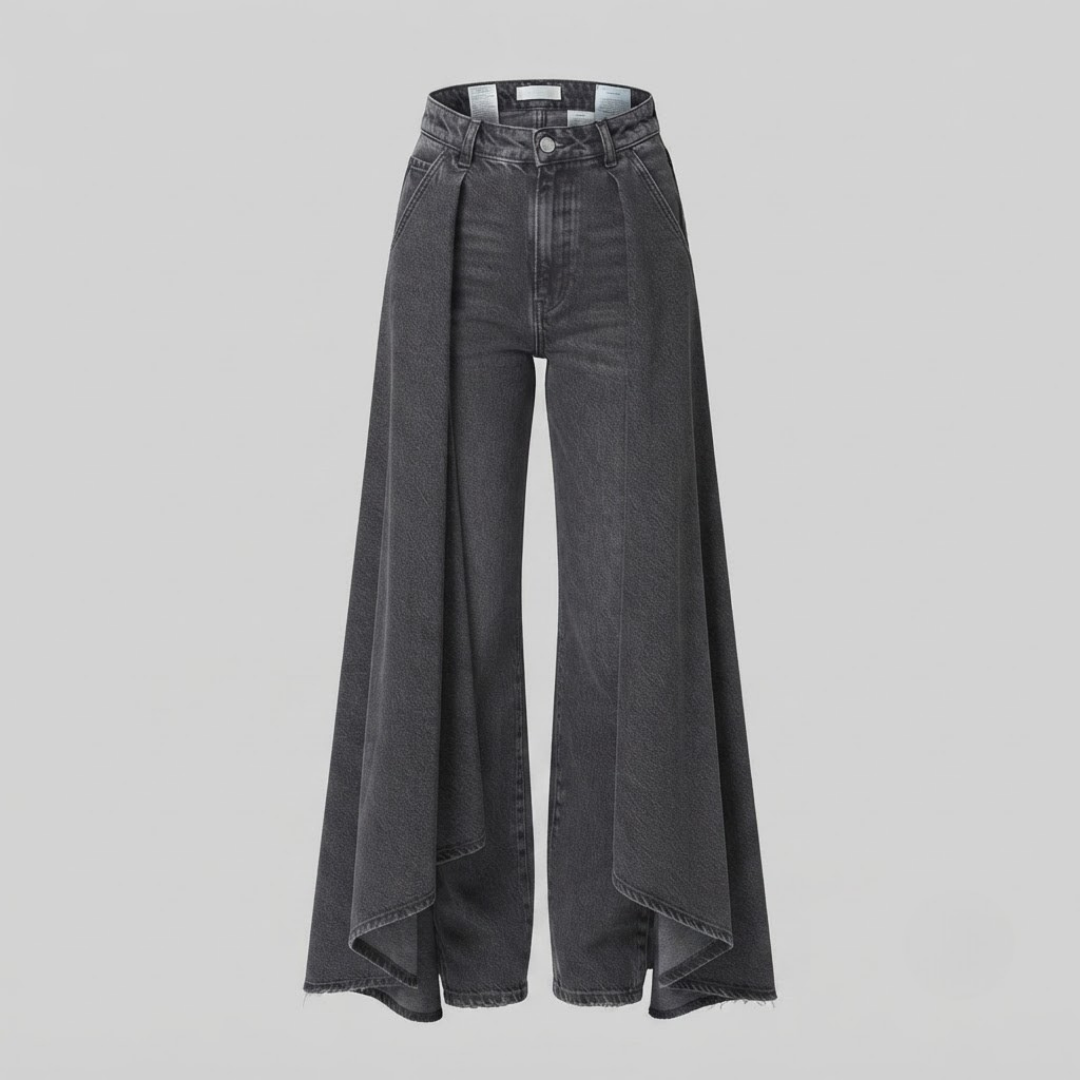 AVERY | Wide-leg pants with high waist