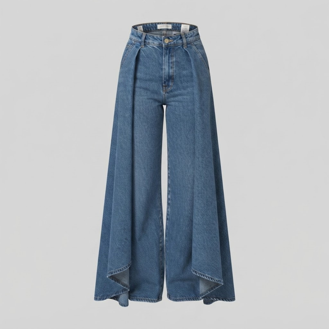 AVERY | Wide-leg pants with high waist