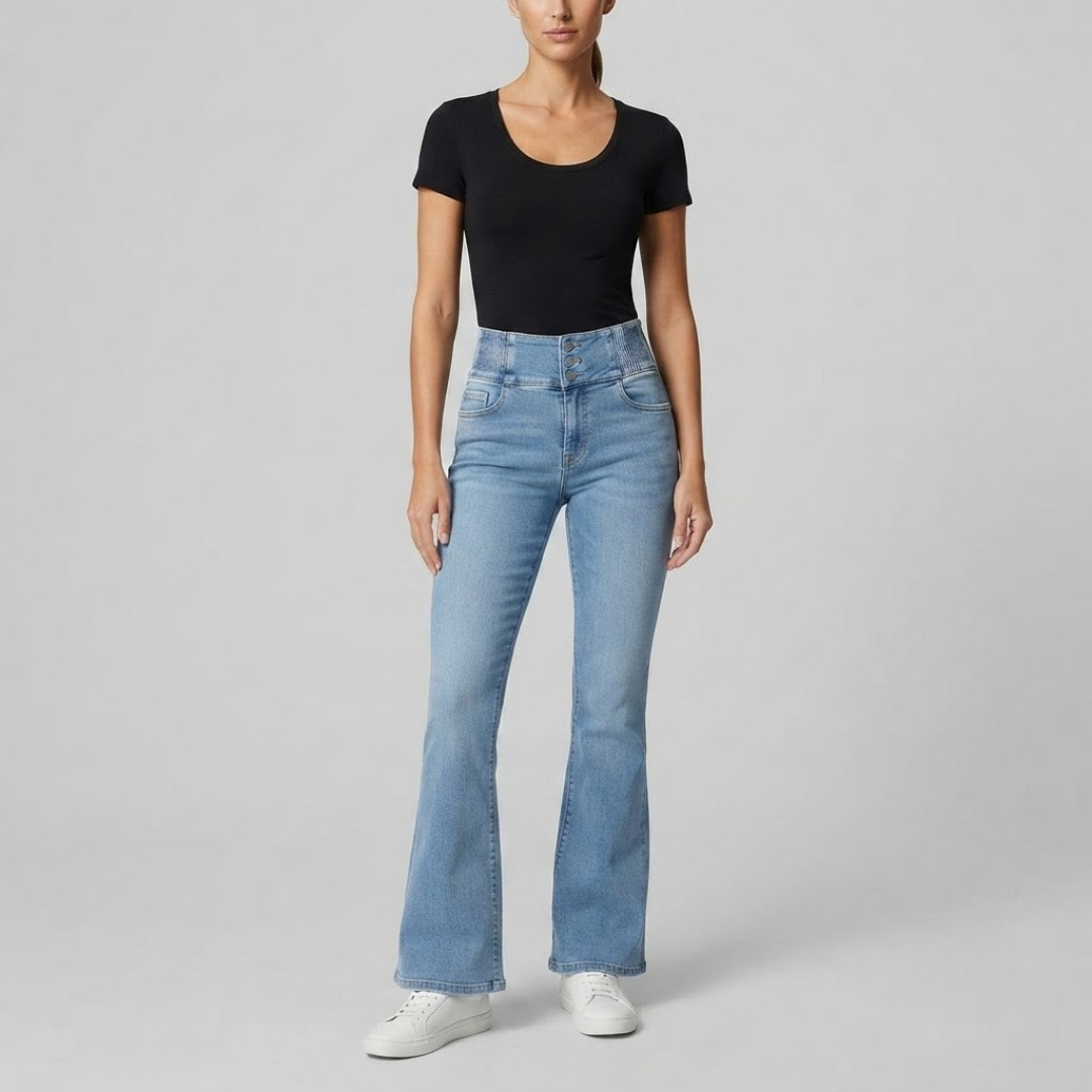 GRACE | High-waisted flare jeans