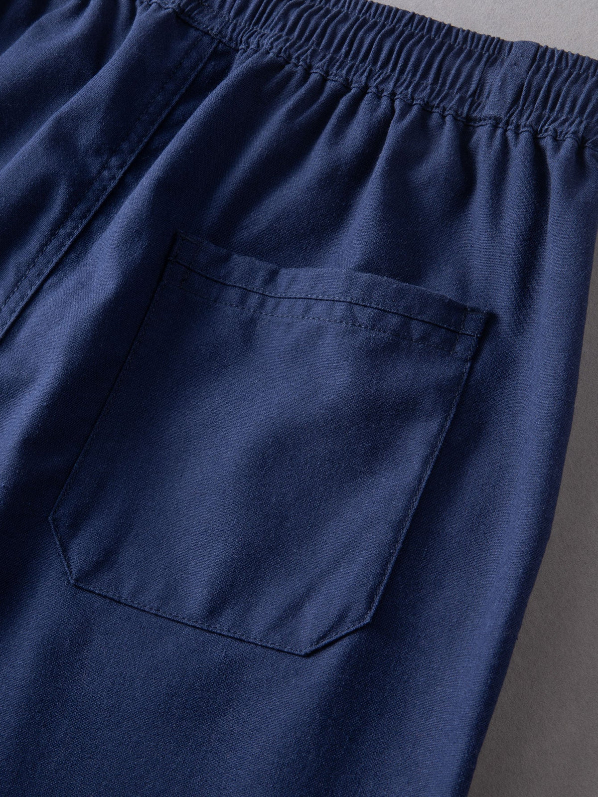 HARPER | Straight-leg pants with linen blend