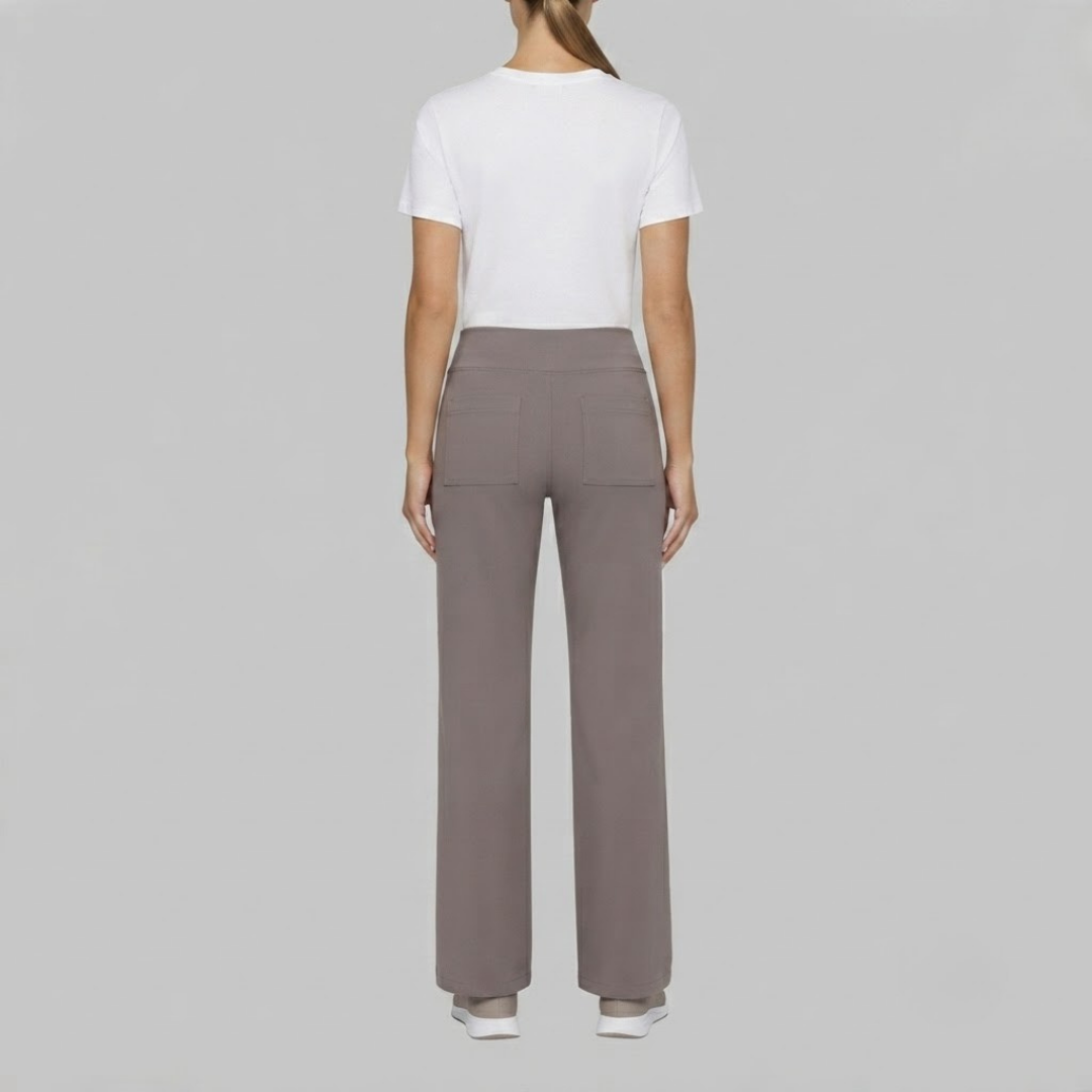 OLIVIA | Stretch pants with high-rise waist
