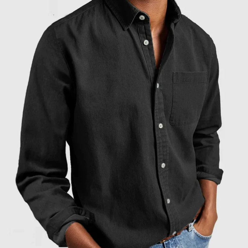 FLETCHER | Shirt with button-up front