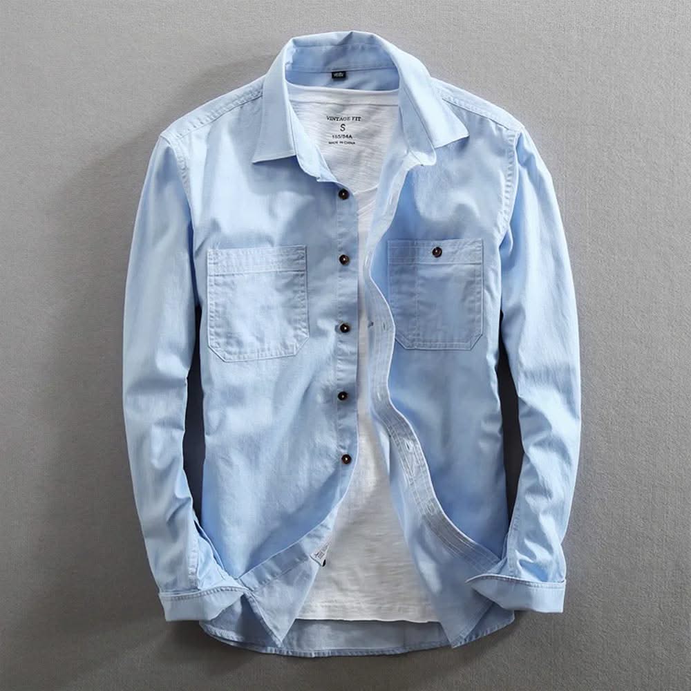 THEO | Classic shirt with chest pockets