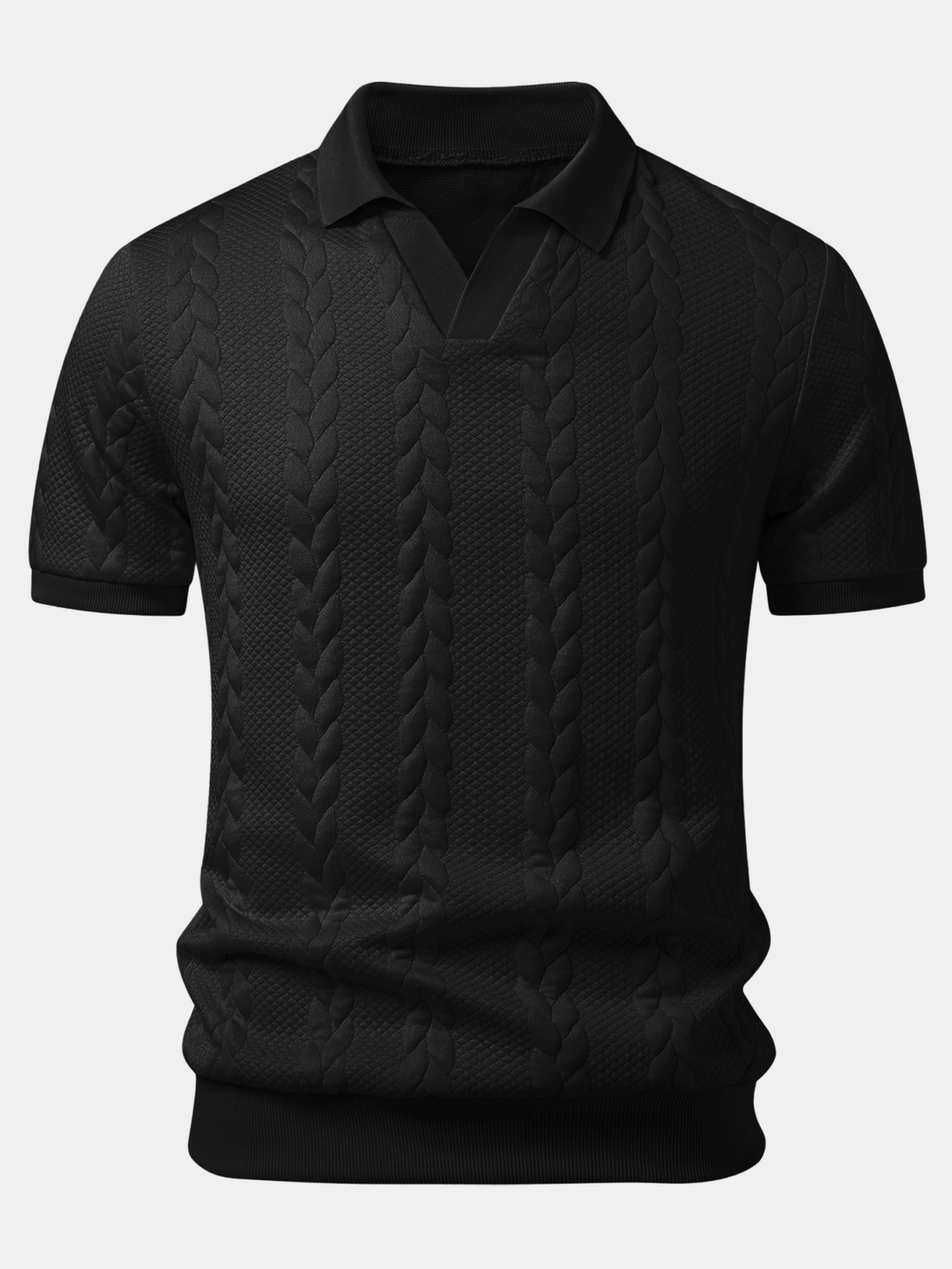 MADISON | Polo with V-neck