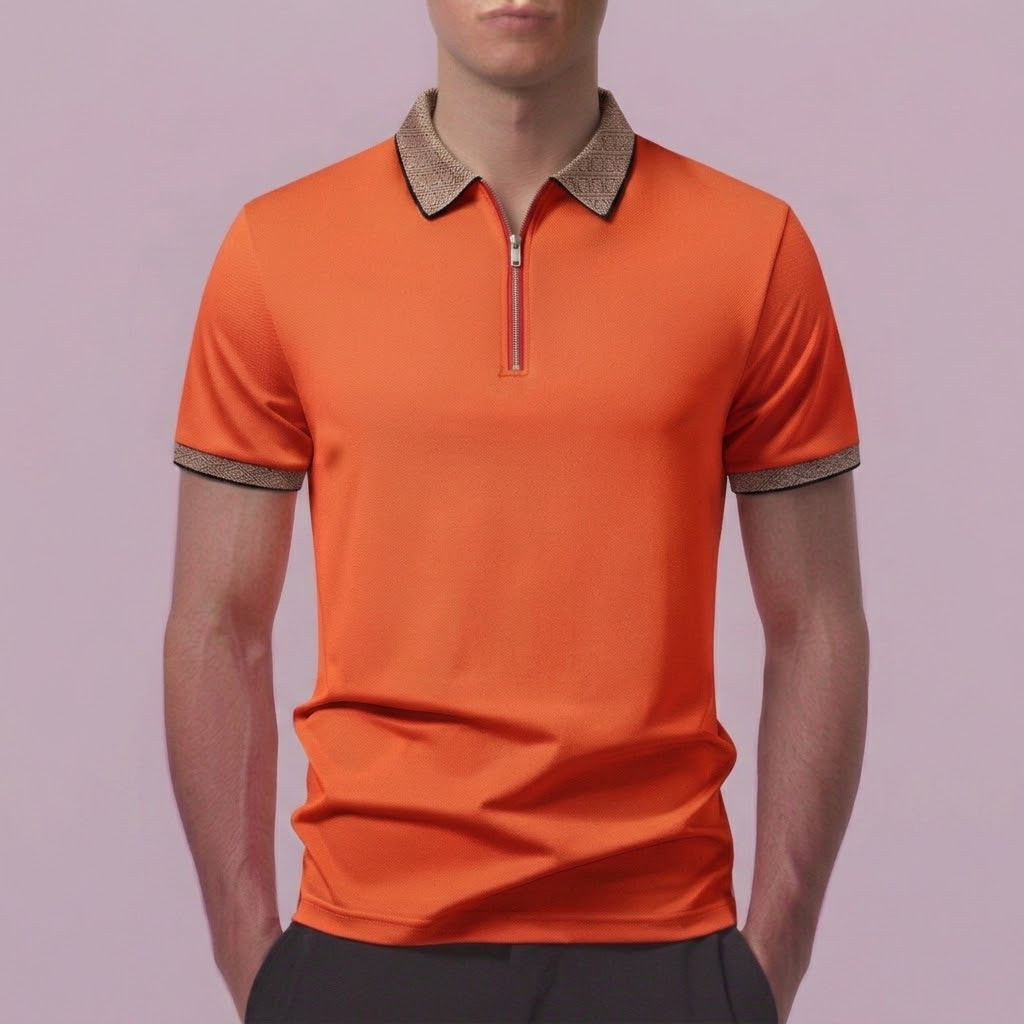 HARPER | Polo with contrast collar