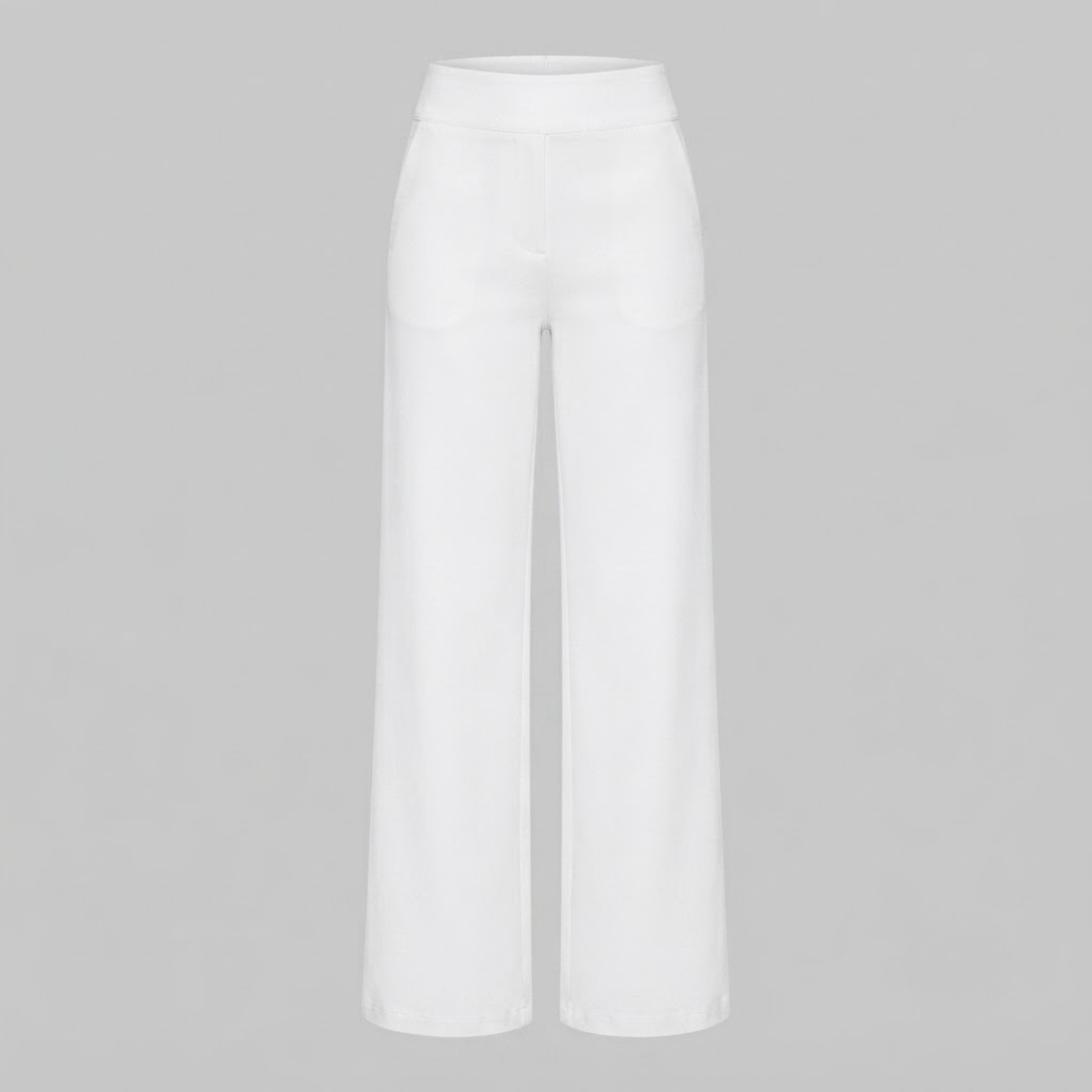 OLIVIA | Stretch pants with high-rise waist