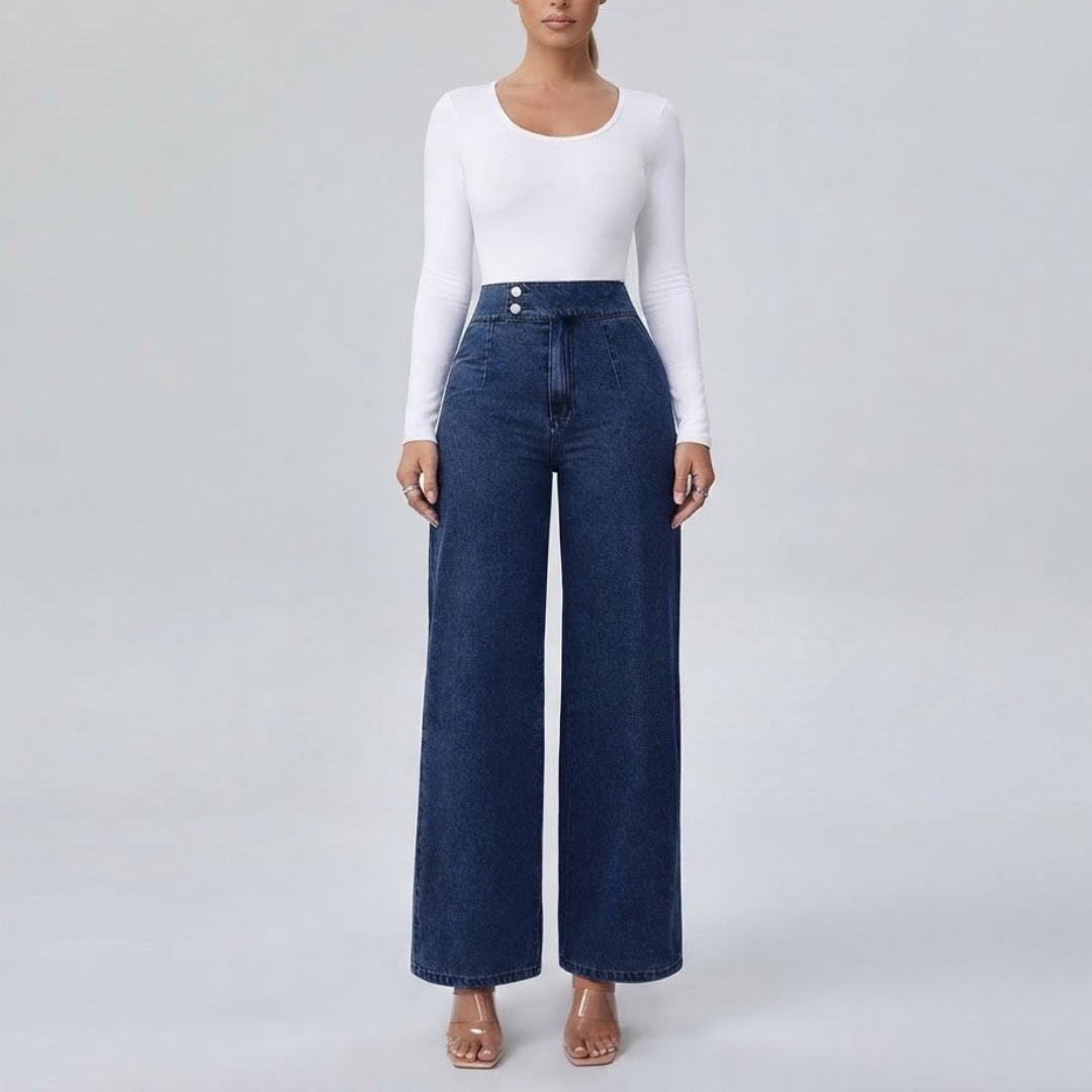 ISABELLA | Wide-leg jeans with high waist