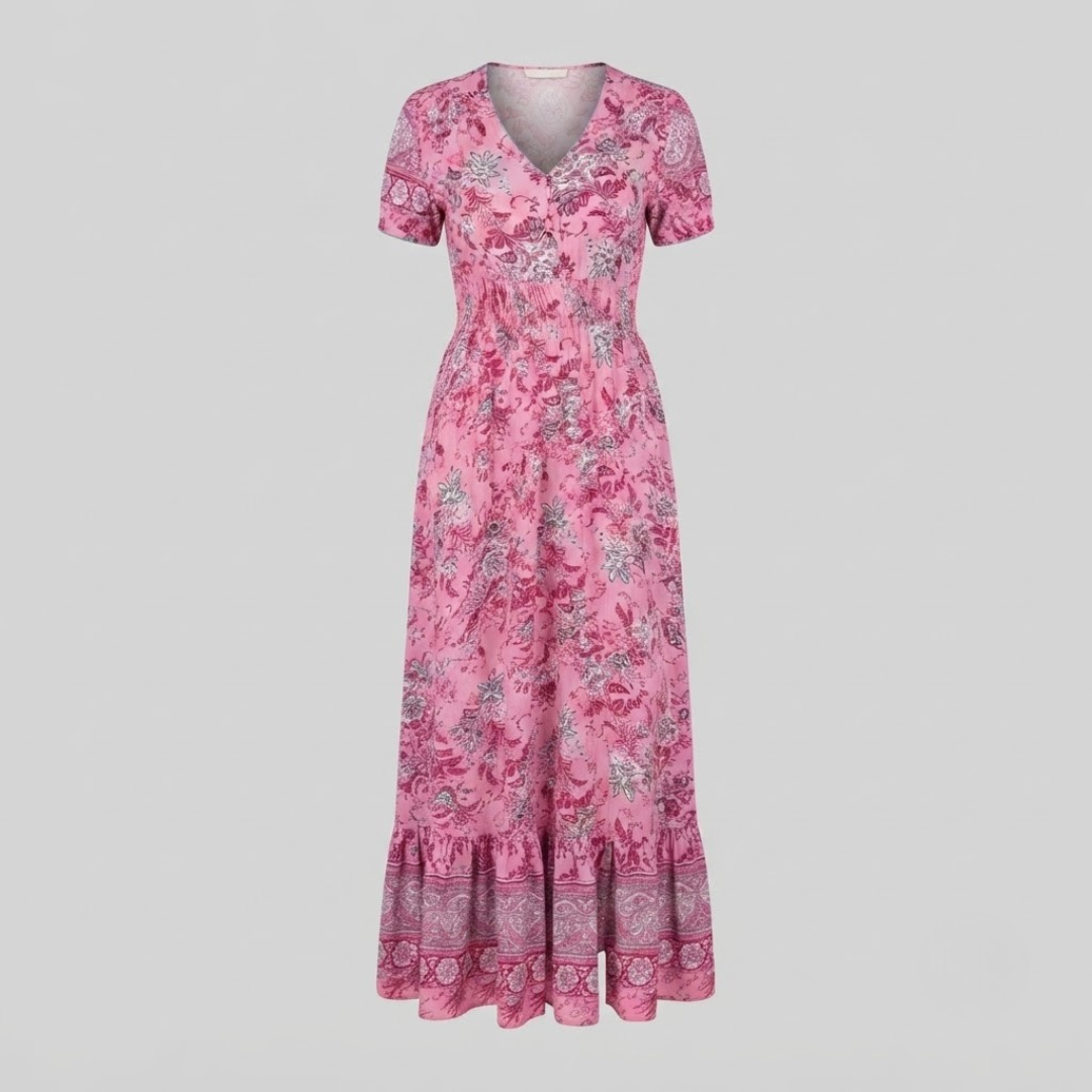WIENA | Midi dress with floral print