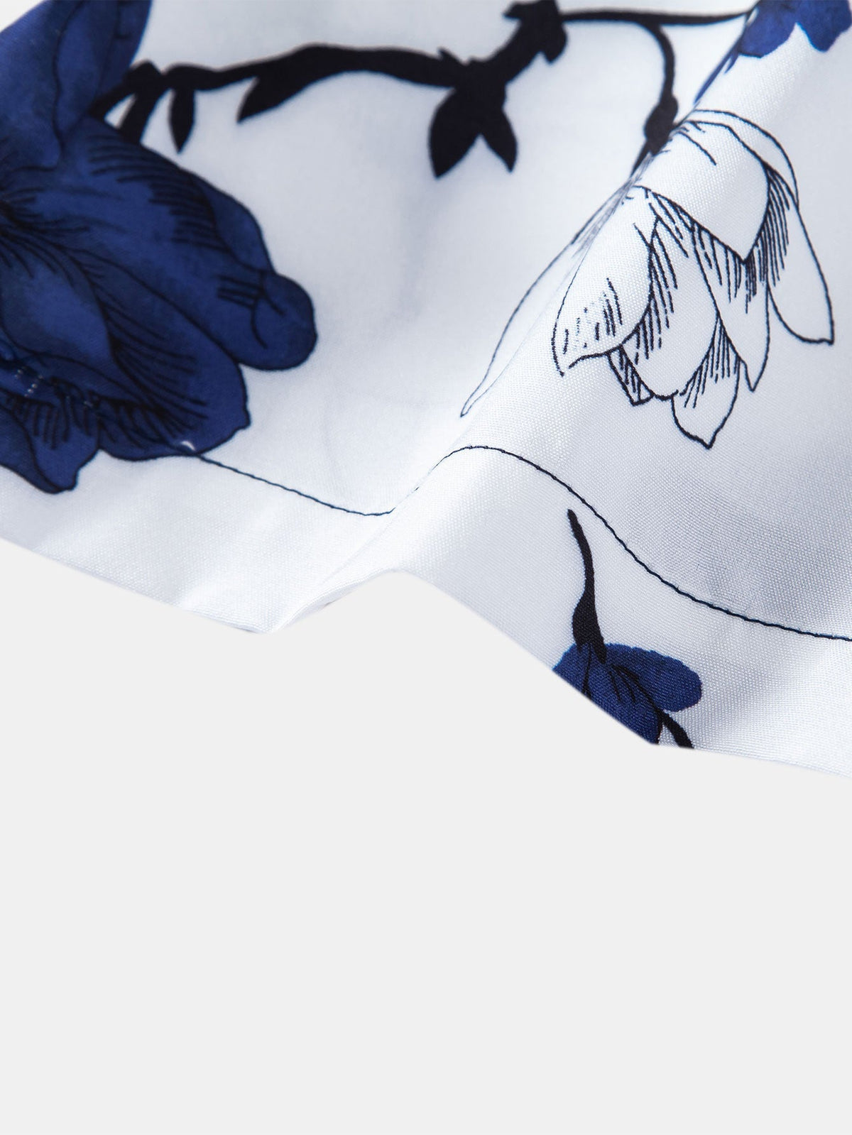 AMELIA | Button shirt with floral patchwork print